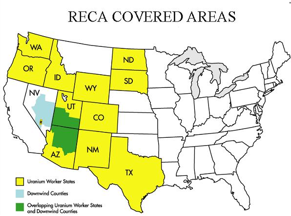 RECA Benefits Covered Areas